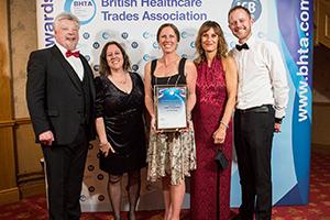Etac R82 team at BHTA Awards