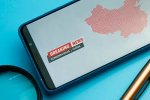 Breaking news: coronavirus spreads